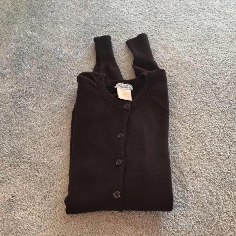 Lightweight Chocolate Brown Long Sleeve Cardigan